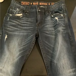 Men’s rock revival jeans